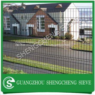 ПВХ/порошково-покрытая сварная трехмерная панельная сетка для ограждения photo-2