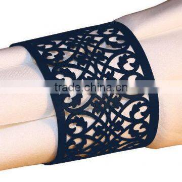 Decorative Metal Napkin Rings, Wedding Napkin Ring, Handmade Napkin Rings photo-3