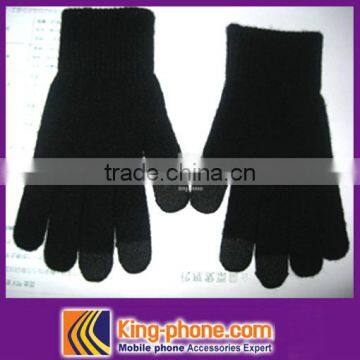 100% Wool Hand Knitting Gloves For Touch Screen,wool Gloves photo-6