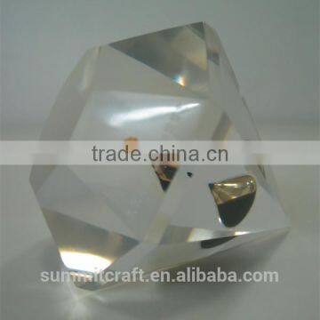 Custom Acrylic Resin Oil Drop Diamond Shape Paperweight photo-2