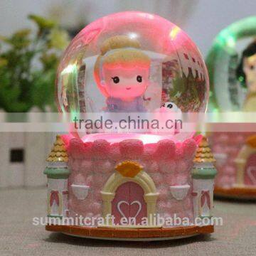 Resin Princess Music Box Snow Globe 8 Year Old Girl Gift photo-6