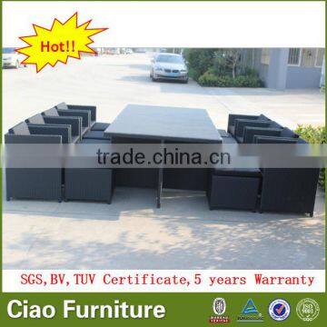 Home Garden 8 Seater Dining Furniture Cube Table and Chair photo-3