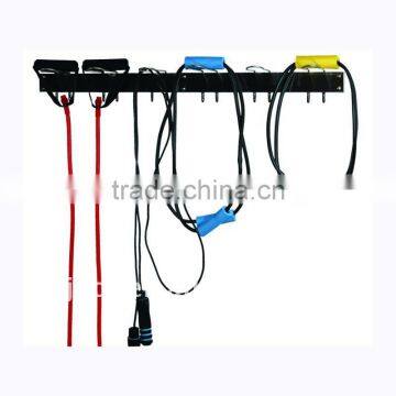 S6226 steel wall mounting jump rope rack with 6 hooks