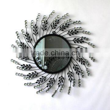 decorative mirror wall clock promotional