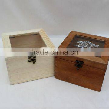 Wooden Gift Box With Padlock for Crafts photo-5