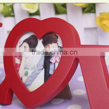 Wedding Decoration Home Table Customized Factory Manufacture Red MDF Cheap Photo Frame photo-3