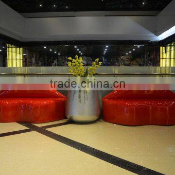 Mall Fiberglass Lip Leisure Chair photo-2