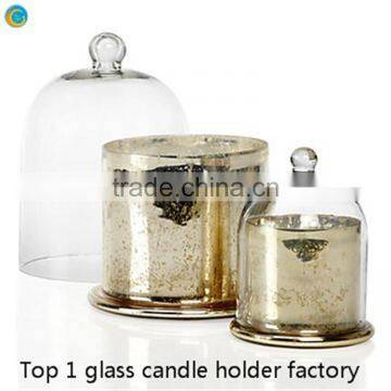 Mercury Soy Scent Candle Glass Dome Cloche Candle photo-4