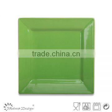 Square Ceramic Bowl,square Serving Bowl, Green Square Bowl photo-2