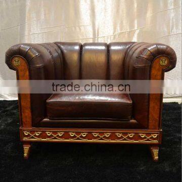 BISINI Latest Leather Single Square Sofa photo-4