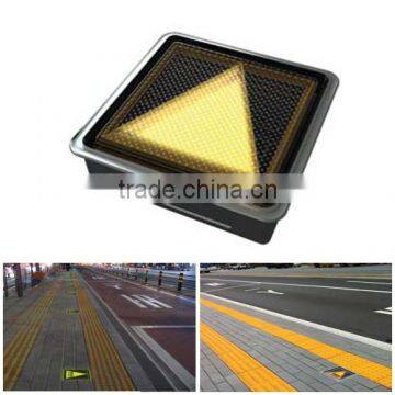 Stainless Steel Housing Waterproof IP68 Solar Powered(Charging) outdoor ground LED brick light MS-2400