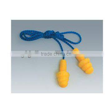 Noise reduction silicone rubber earplugs