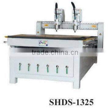 CNC Router Machine SHDS-1325 with X Y Working Area 1300x2500mm and Z Working Area 200mm