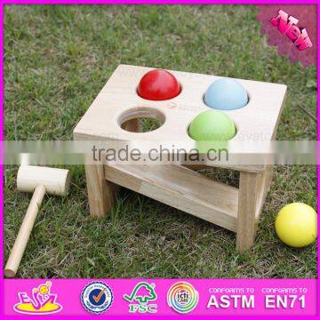 2017 New Design Baby Wooden Pounding Toy, Wholesale Kids Wooden Pounding Toy, Educational Children Wooden Pounding Toy W11G028 photo-3
