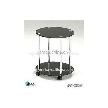 Small Round Size Metal Legs for Round Modern Glass Coffee Table photo-2