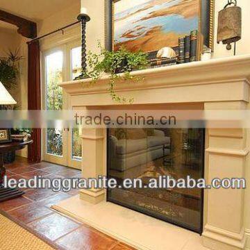 stone fireplace