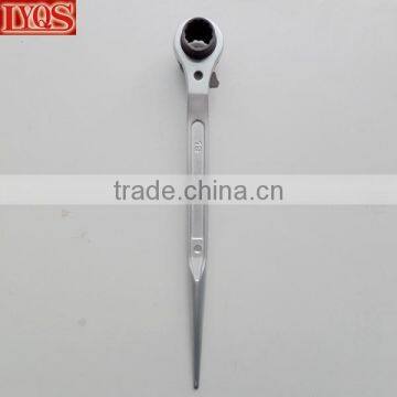 Dual Sizes 19/22mm Ratchet Ring Podger Handle Spanner photo-3