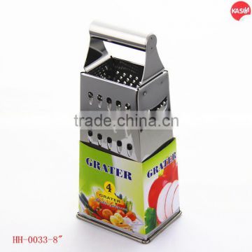 High quality stainless steel 8 inch 4 side grater Tube handle plane HH0033