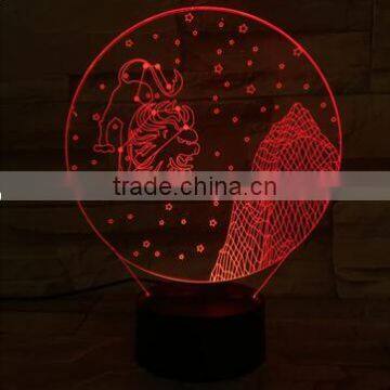 Best Gift 7 Colors Changed Constellation Horoscope Shape 3D Lamp Night Light