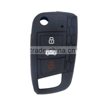 china factory manufacturer sales custom car key rubber silicone cover for VW