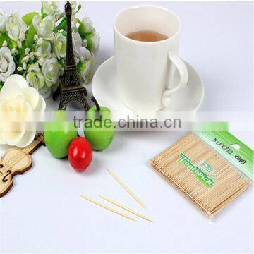 Single pointed and round bamboo cocktail toothpick