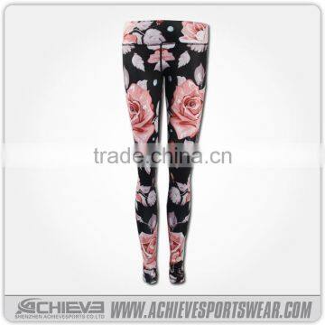 2016 Latest Fashion Design Sublimation Sport Legging yoga pants