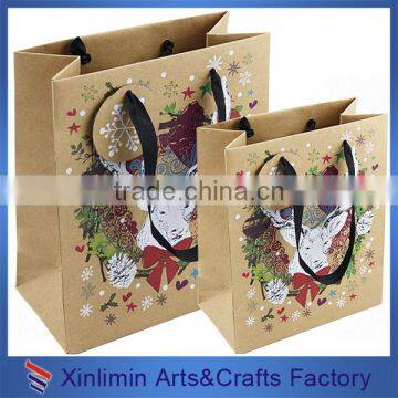 New Products customized printed paper shopping bag