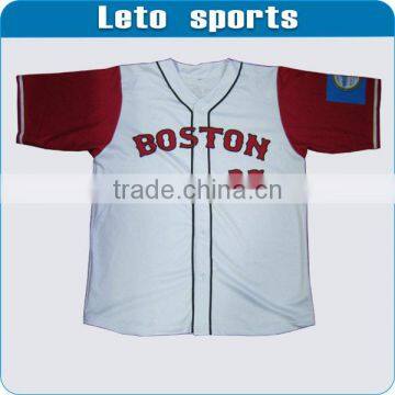 stripe sublimated softball/baseball button up jersey