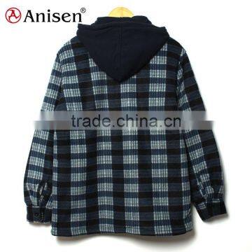 Stock Lot Jacket Promotion Men Fleece Plaids Jacket photo-2