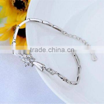 925 Sterling Silver New Design Fashion Snowflake Bracelet photo-2