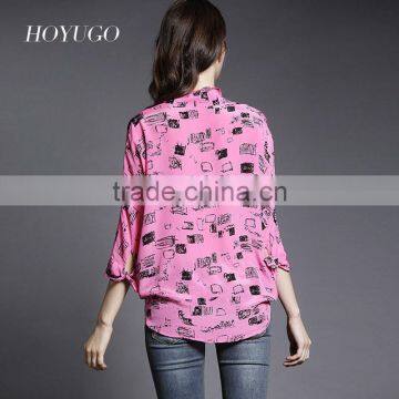 High Quality Hand Painted Silk Shirt Wholesale photo-3