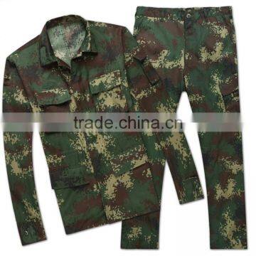 Tops Army Green BDU Winter Long Sleeve Digital Camouflage Military Uniform photo-2