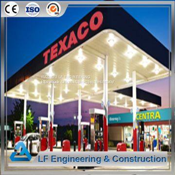 Chinese Supplier Prefabricated Steel Construction Petrol Station photo-3
