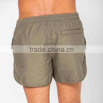 Summer Beach Polyester Mens Blank Wholesale Mens Swim Shorts photo-4