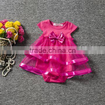 A00314#2017 New Arrival Pictures of Latest Gowns Designs Frock Design for Baby Girl photo-4