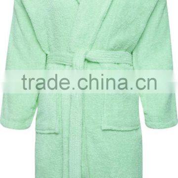 Top Quality Custom Design Soft 100 Cotton Bathrobe Wholesale photo-6