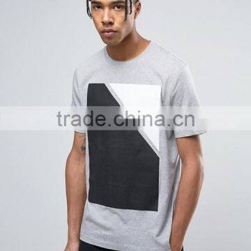 Men Custom Front Black and White Screen Print Running Loose Jersey t Shirts photo-3