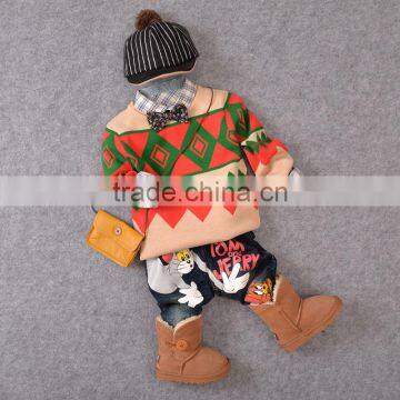 S15310A Latest kids sweater with high quality boys sweater