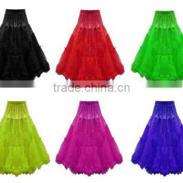 Retro Underskirt 26" 50 Tutu Skirt Rockabilly Wedding Petticoat Fancy Net Dress