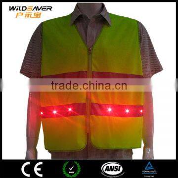 Cheap Good Quanlity Led Potable Reflective Safety Custom hi Vis Vest photo-3