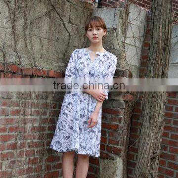 Good Quality One-piece Printed Floral Name Iran Fashion Dress photo-2