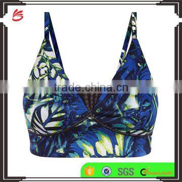 Factory price wholesale custom branded young ladies sexy sports bra