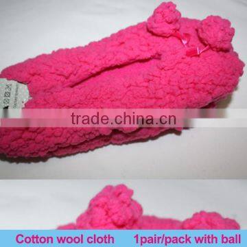 Indoor Lovely Warm Cherry Ball Design Solid Winter Home Slippers in Slippers photo-2
