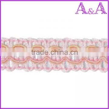 CB2696 Wholesale Candy Color Flower Designs Mesh Embroidery Lace Decoration Chemical Lace Trim for Dresses photo-6