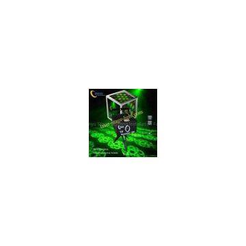 Hot selling mini 3 motors Grating pattern laser lighting disco flower lights 35mw Y-8