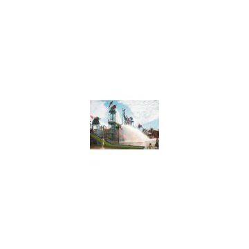 Water Playground Equipment With Fiberglass Spiral Water Slide For water park