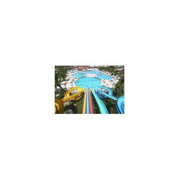 swimming pool water slide customized racer water slide For Aquasplash