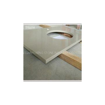 Bathroom Quartz Stone Vanity Bath Top