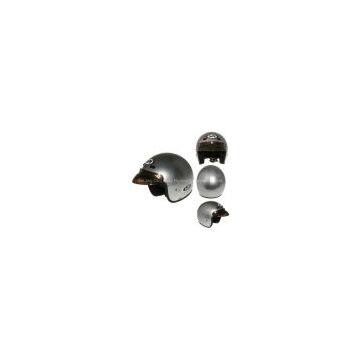Half Face Helmet (R300, Silver)