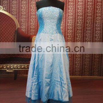 IN STOCK Off-The-Shoulder party dress women's floor-length prom dress SE123